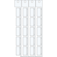 TAG CONTACTOR 9 20 WHITE | 0 Wit 0 met afmeting: 0