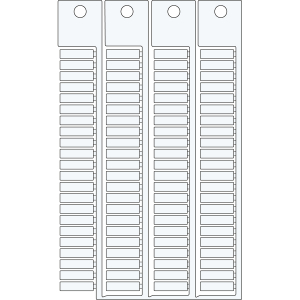 TERMINAL BLOCK TAGS 5 15-5 MOD | 0 Wit 0 met afmeting: 0