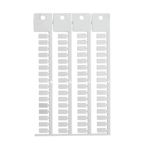 TERMINAL BLOCK TAG, WE, 5X10 | Glanzend Wit 0 met afmeting: 0