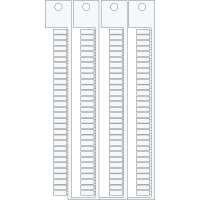 Terminal block tag 3.5 x 10-3.5 | 0 Wit 0 met afmeting: 0