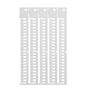 TERMINAL BLOCK TAG, WG, 5X5-5 | Glanzend Wit 0 met afmeting: 0