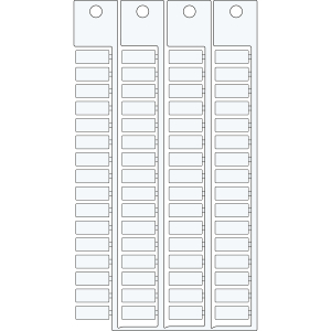 TAGS TERMINAL BLOCK 6 15 | 0 Wit 0 met afmeting: 0