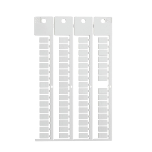 J1000,TERMINAL BLOCK TAG, WE, 6mm x 10mm | Glanzend Wit 0 met afmeting: 0