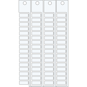 TAGS TERMINAL BLOCK 6 15 ,. | 0 Wit 0 met afmeting: 0