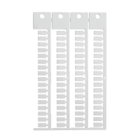 TERMINAL BLOCK TAG, SI, 5X10 | Glanzend Wit 0 met afmeting: 0