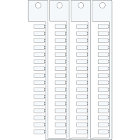 TAG 4X10 4 STICKS WHITE | 0 Wit 0 met afmeting: 0