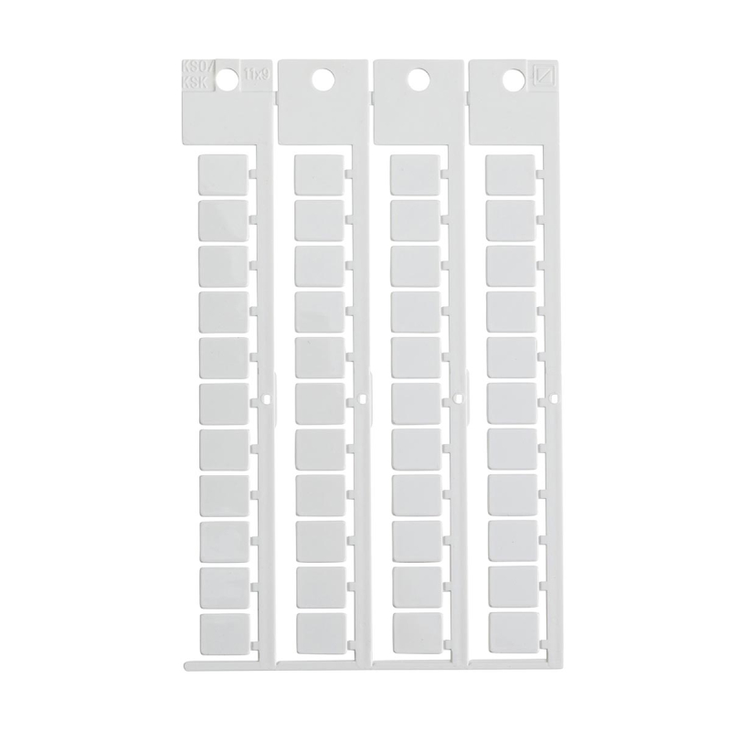 COMPONENT TAG, 9x11 | Glanzend Wit 0 met afmeting: 0