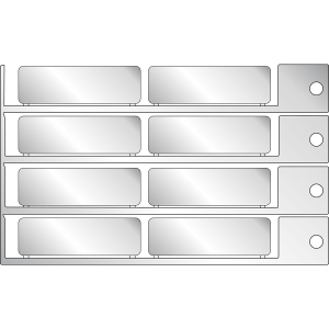 TAG 15X49 METAL | 0 Zilver 0 met afmeting: 0