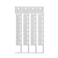 TERMINAL BLOCK TAG, EN, 6X12-6 | Glanzend Wit 0 met afmeting: 0