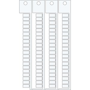 TERMINAL BLOCK TAGS .5X10-5SIEM.WA2 AL | 0 Wit 0 met afmeting: 0